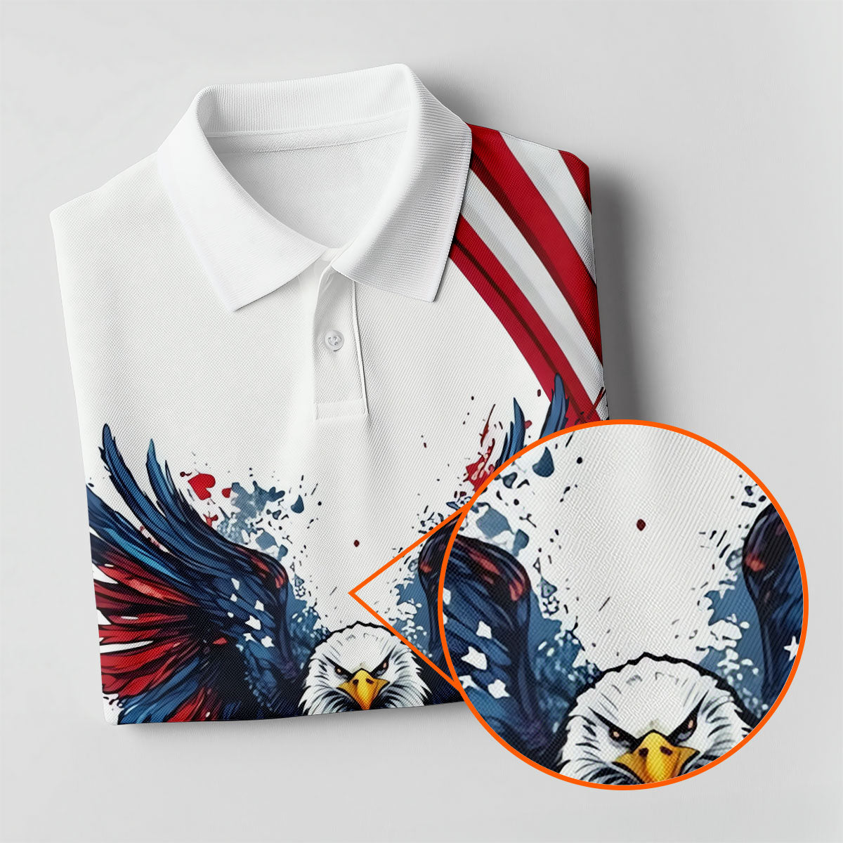 God Bless America 250 Years US Flag Golf Shirt, Patriotic 4th Of July Golf Shirts For Men