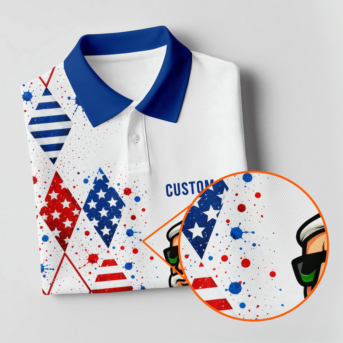 Patriotic Man Golf And Beer Argyle Pattern 4th Of July Golf Shirt, 250 Years Golf Shirt For Women