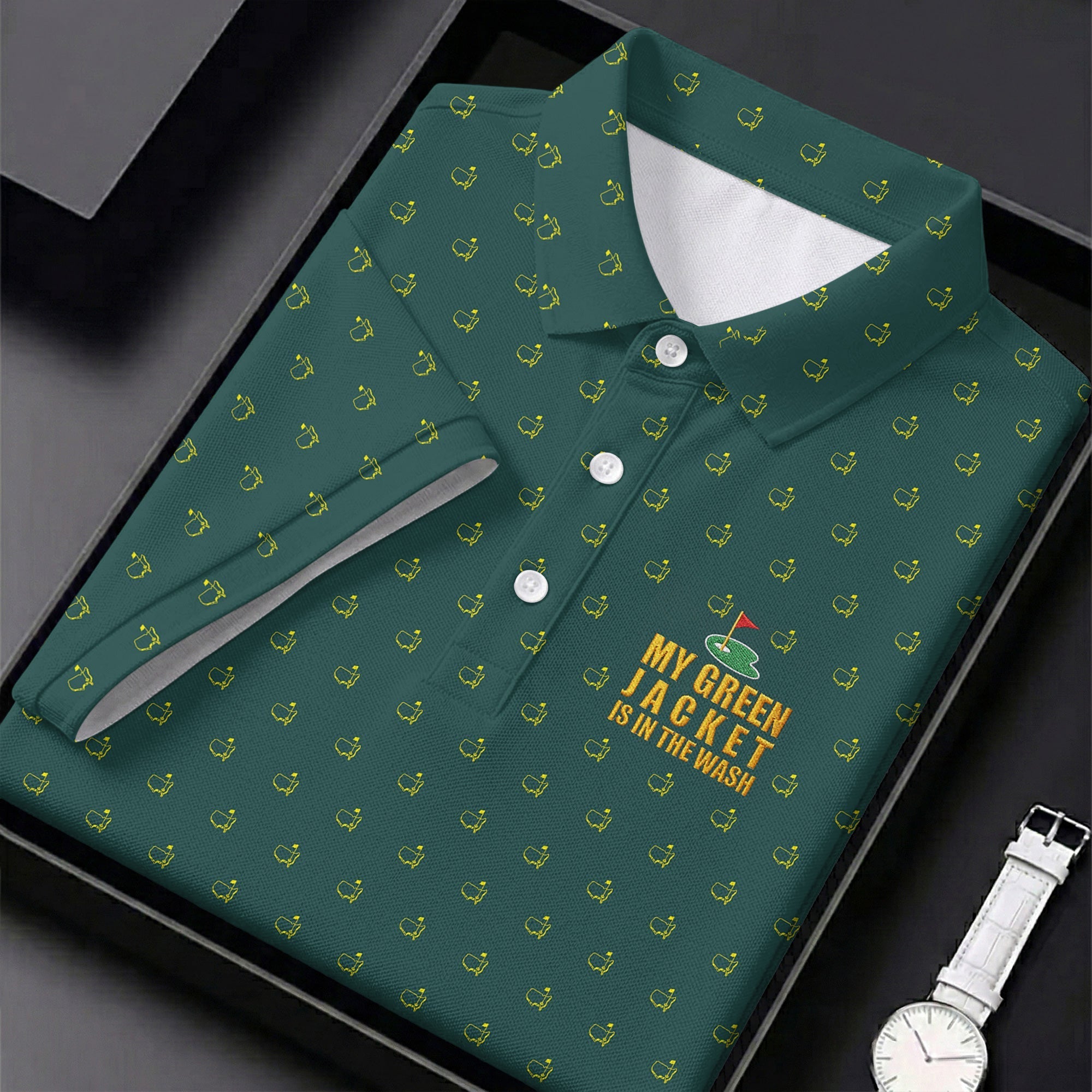 My Green Jacket Is In The Wash Golf Tournament Polo Shirt, Ladies Golf Tops, Golf Shirt For Women