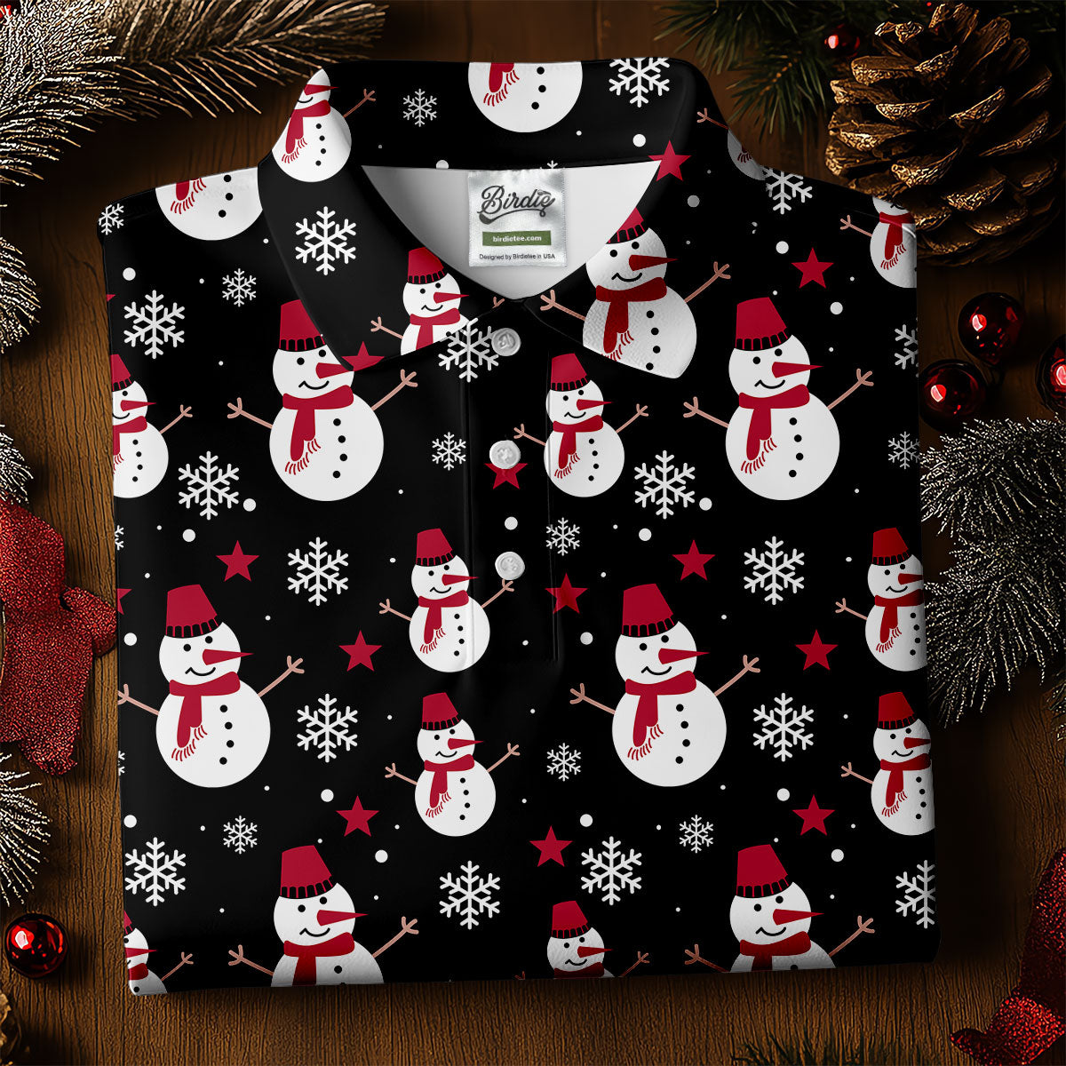 Ugly Santa Claus Golf Shirts, Christmas Golf Shirt, Golf Gifts For Women, Fun Golf Shirt