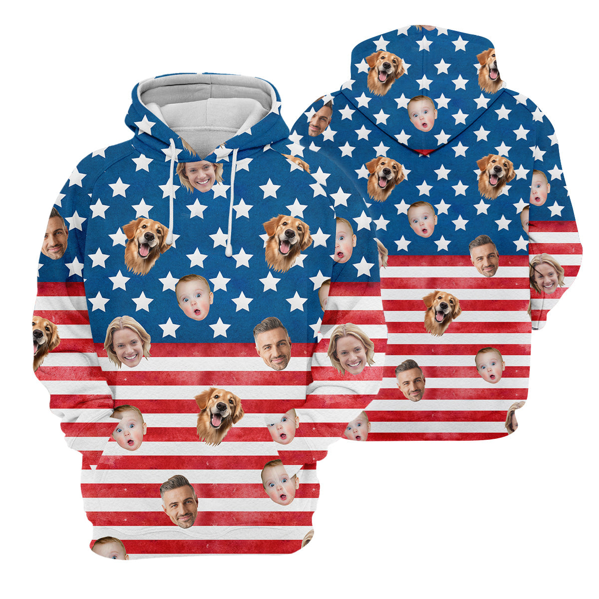 Custom Face Shirt, Personalized Dog Shirts, American Flag Golf Shirt, Long Sleeve Golf Shirts, Golf Tops For Women, Family Portrait Golf Shirt