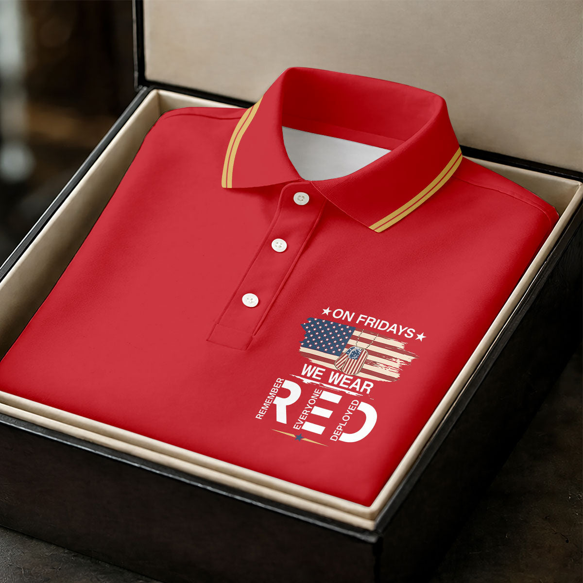 On Friday We Wear Red Patriotic 4th Of July Golf Shirt, 250 Years Women's Golf Tops