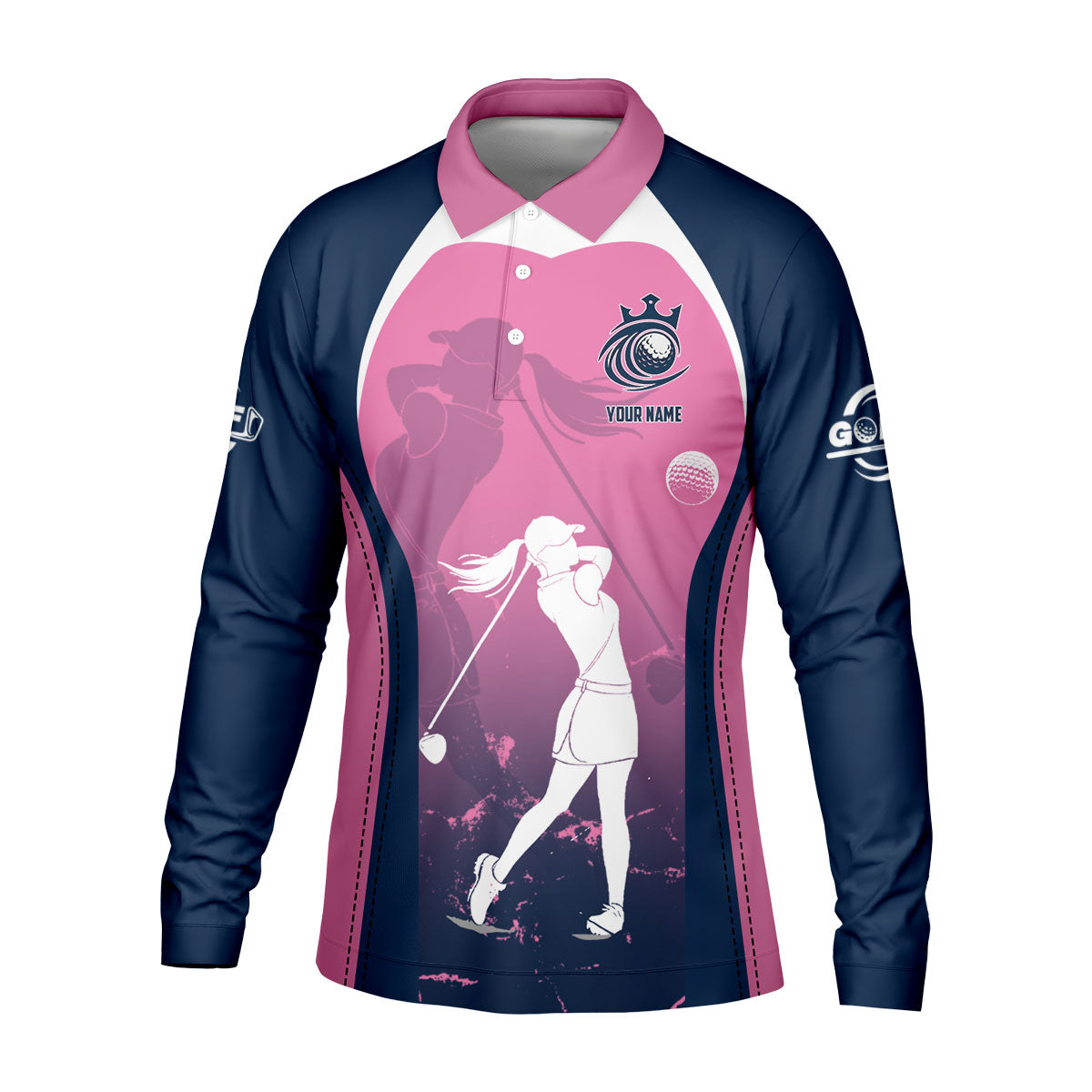 I Know I Play Like A Girl Try To Keep Up Golf Shirt, Funny Womens Golf Polo ShirtWomen's Golf Shirts