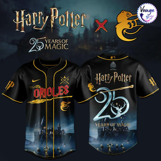 Baltimore Orioles x Harry Potter – 25 Years of Magic Baseball Jersey
