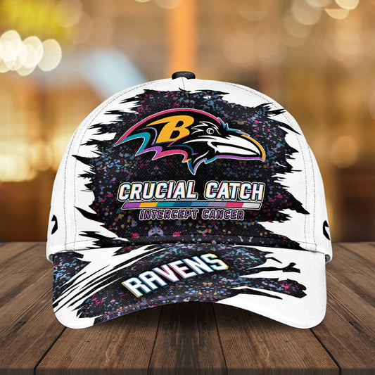 BAL Ravens x Crucial Catch Intercept Cancer Classic Cap