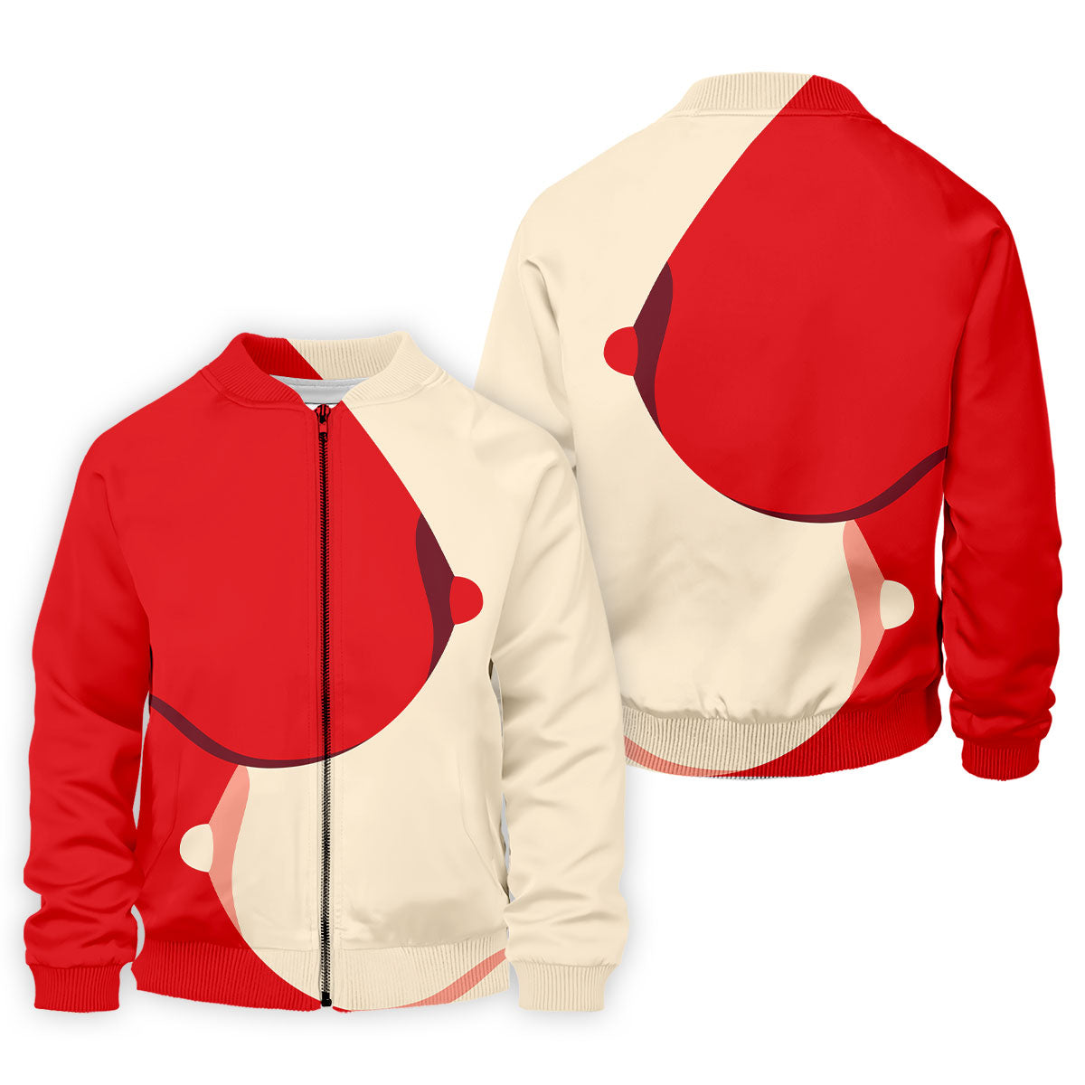Santa Claus Belly Christmas Design Hawaiian Golf Shirt, Golf Shirts For Men, Polo Shirts For Men
