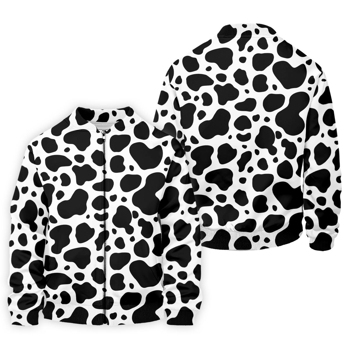 Cowhide Pattern Golf Shirt, Western Ranch Inspired Design, Golf Shirt For Men
