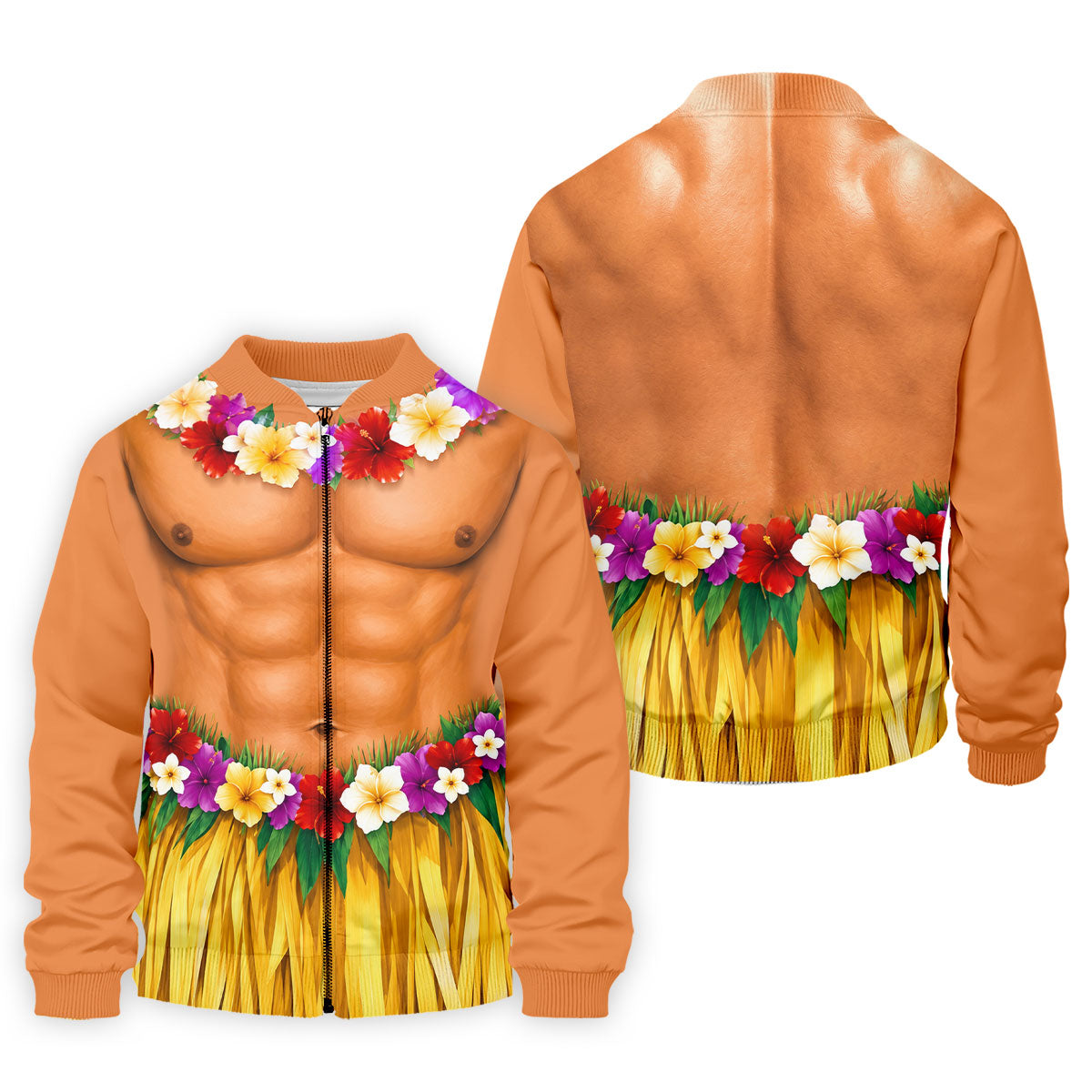 Funny Beach Body Golf Shirt, Hawaiian Luau Men's Golf Polo, Polo Shirts For Men