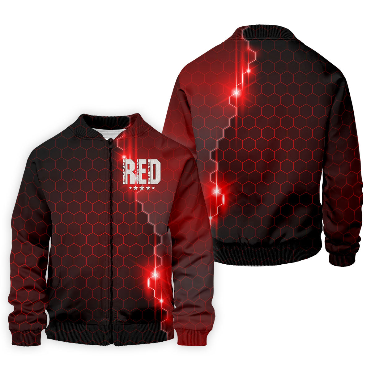 Remember Everyone Deployed Hexagonal Gradient Father's Day Golf Shirt, 250 Years Polo Shirts For Men
