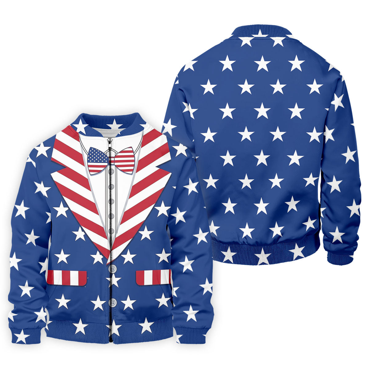 US Flag Costume Patriotic 4th Of July Golf Shirt, 250th Anniversary Polo Shirts For Men