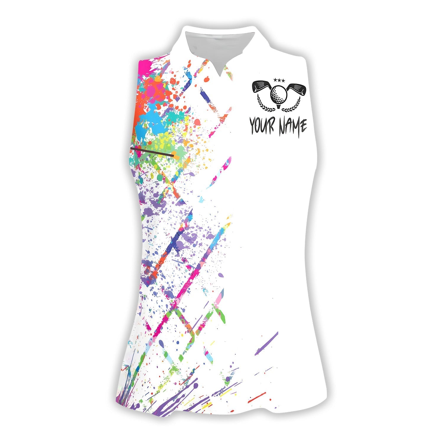 Swing Swear Drink Repeat Custom Womens Golf Polo ShirtGolfing Apparel, Womens Golf Gifts