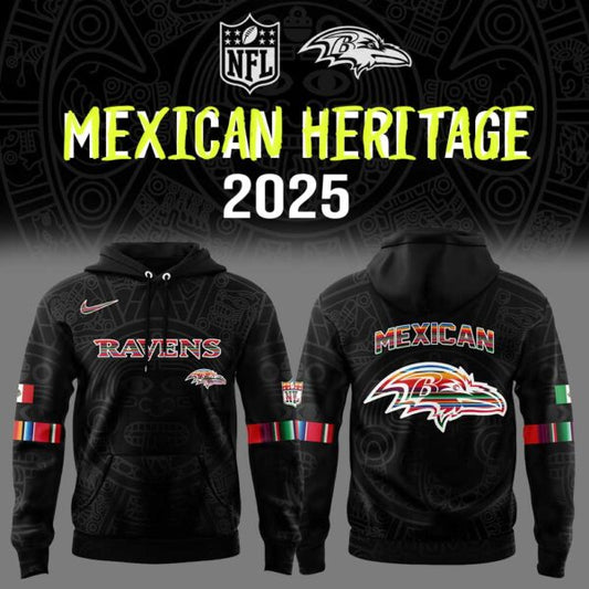 BAL Ravens Mexican Heritage Combo Hoodie