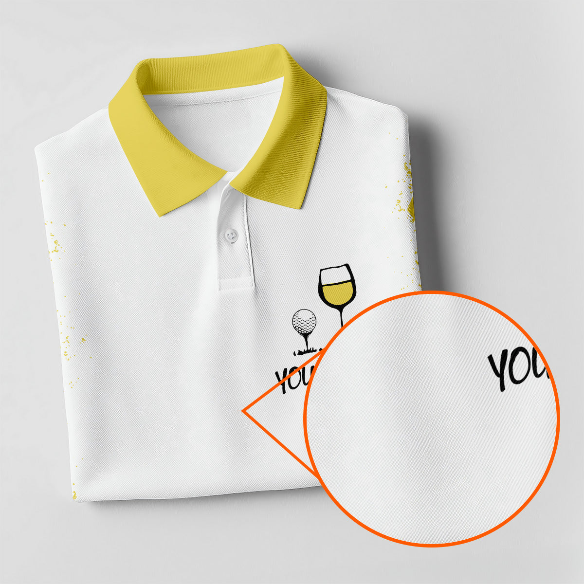 Swing Swear Drink Repeat Lemon Yellow Argyle Golf Shirt, Fun Womens Golf Shirts, Ladies Golf Shirts