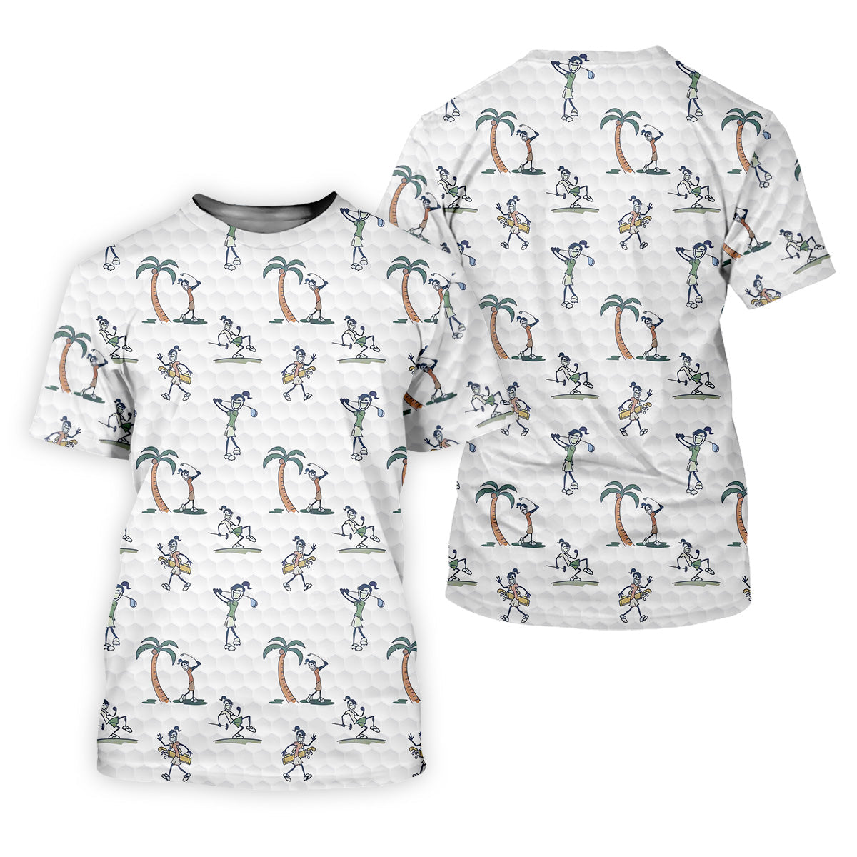 Funny Golfer Gang Golf Shirt Women, Golfer Pose Womens Golf Tops, Cute Golf Outfit, Ladies Golf Shirts
