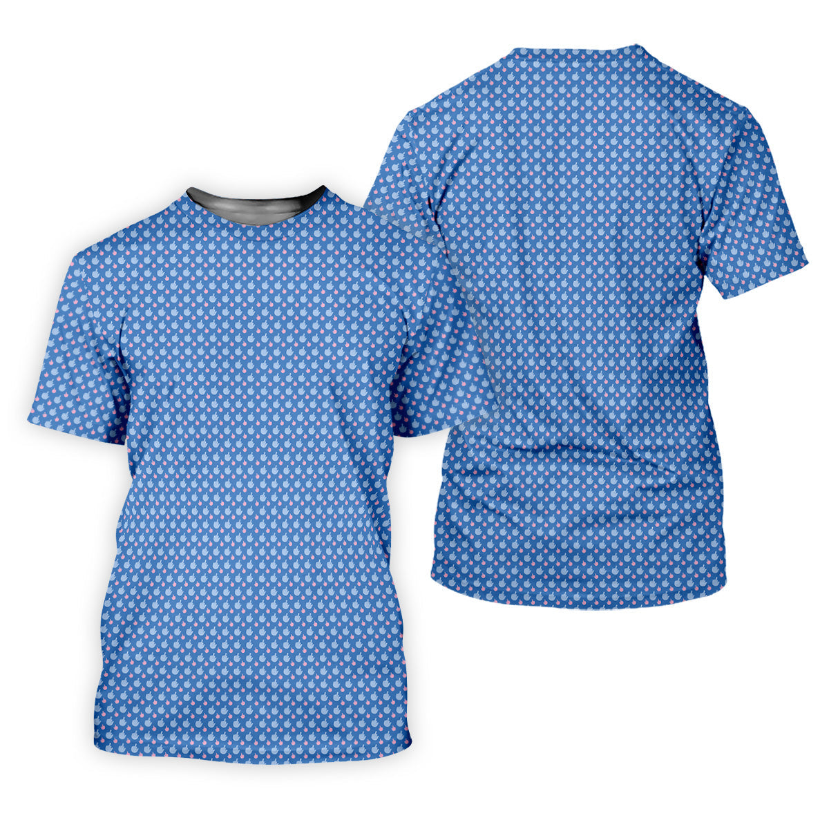 Dirty Finger Blue And Pink Fun Womens Golf Shirts, Ladies Sleeveless Polo, Ladies Golf Shirts