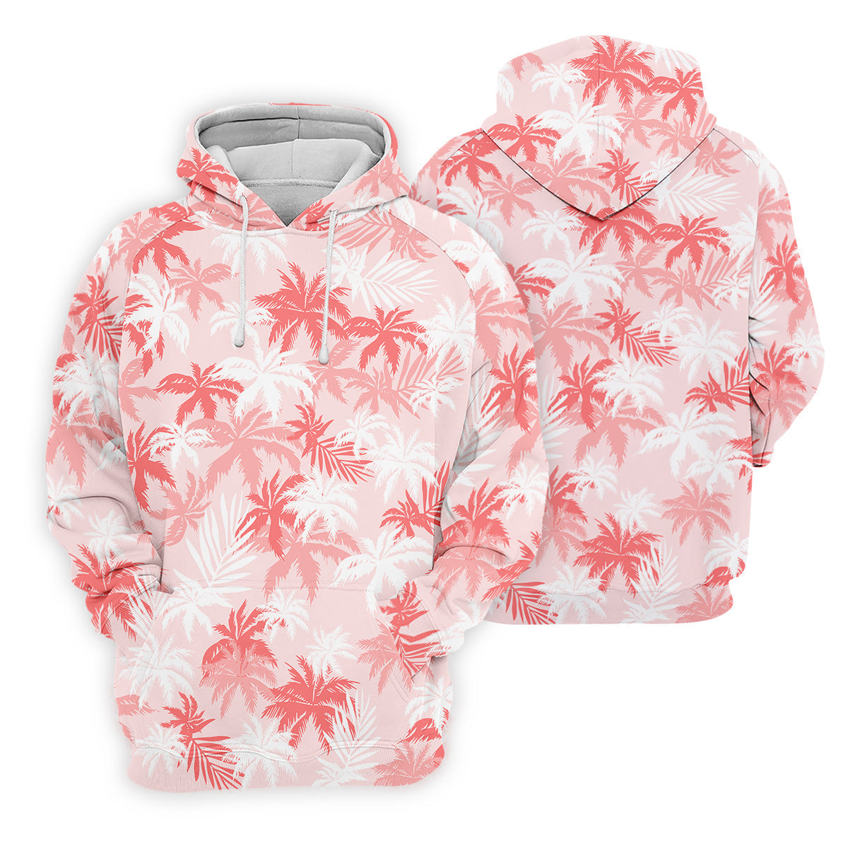 Palm Leaves Print Tropical Pink Women Golf Top, Ladies Sleeveless Tops, Hawaiian Golf Shirts