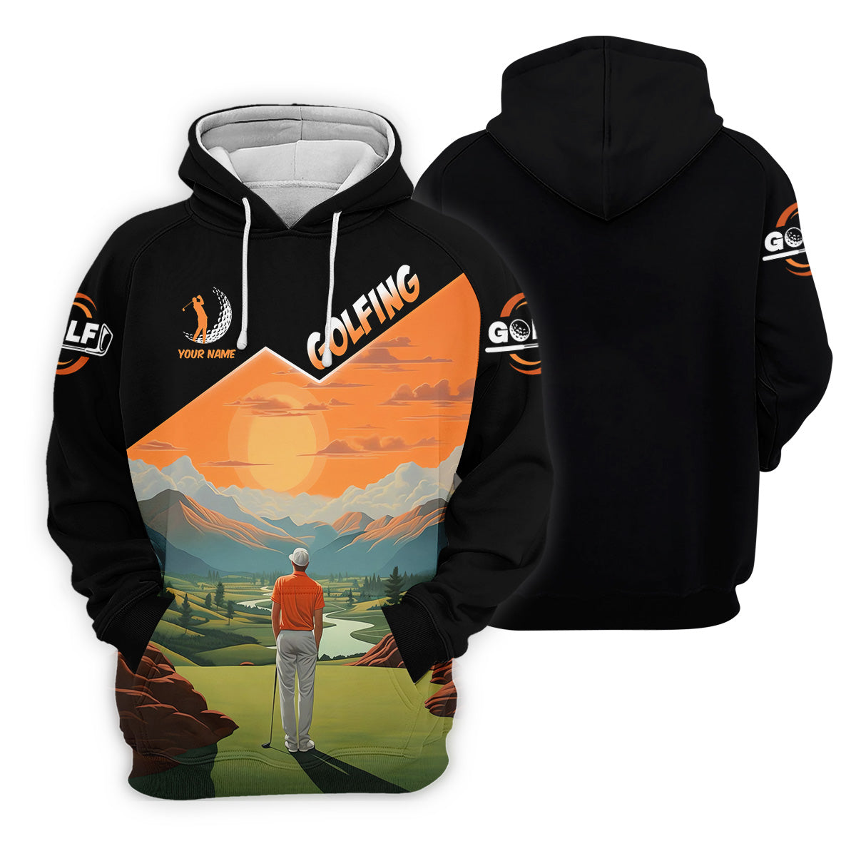 Golf At The Golden Hour Vintage Golf Shirt, Womens Golf Tops, Ladies Golf Shirts, Golfing Apparel