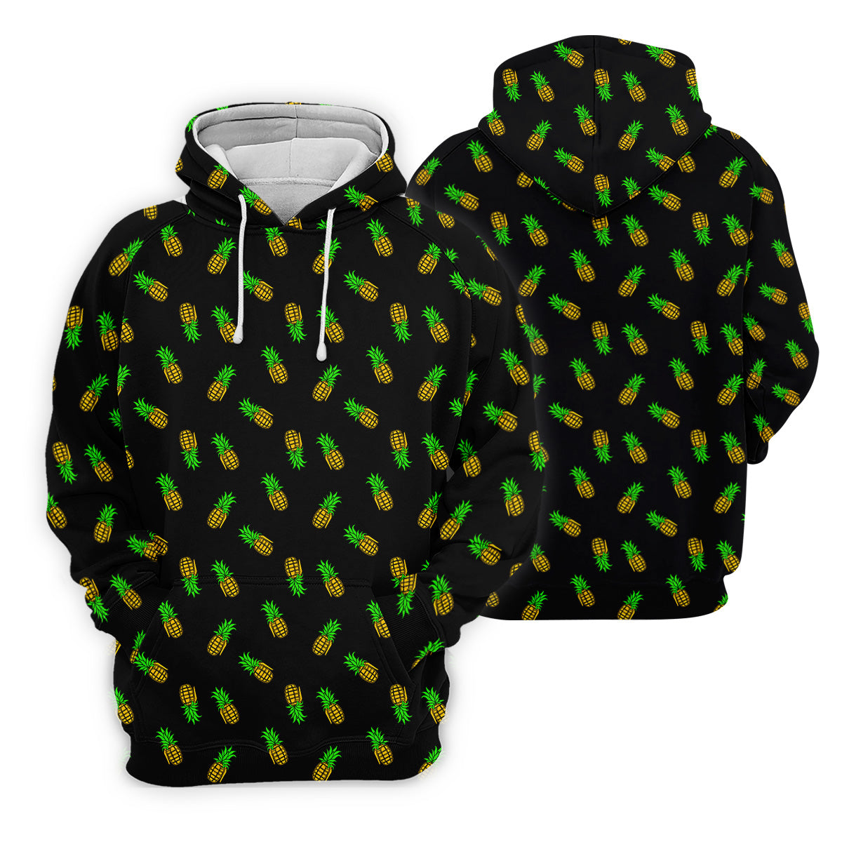 Pineapple Grenade Black And Yellow Women Golf Top, Cool Golf Gift, Ladies Golf Shirts, Golfing Apparel