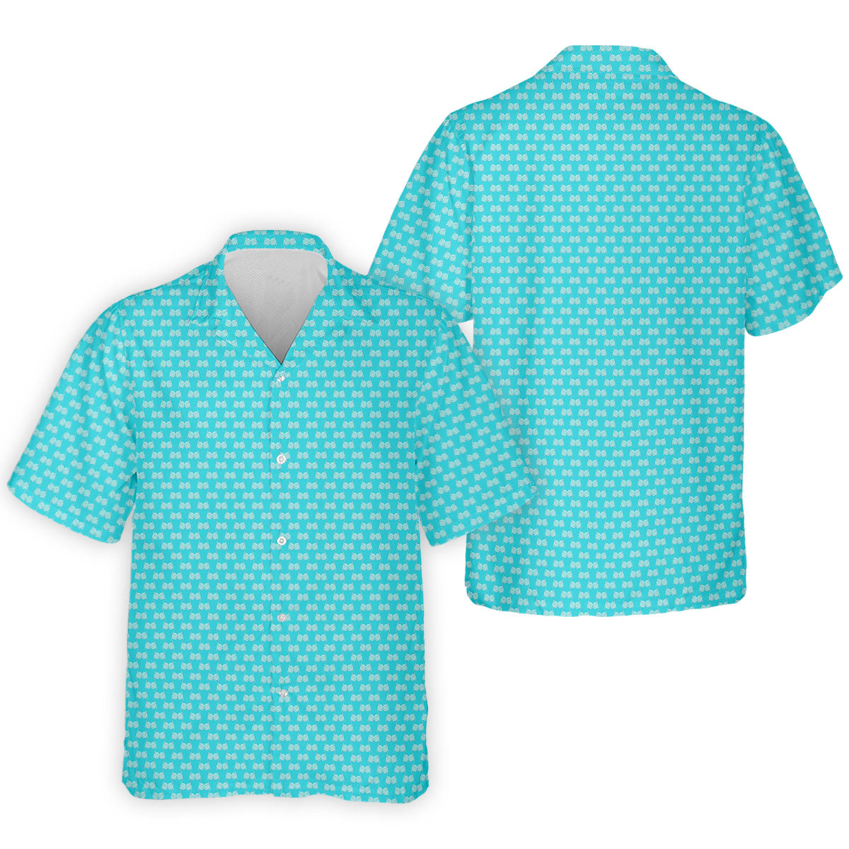 Funny Golf Balls Adult Humor Turquoise Blue Golf Tops For Men, Polo Shirts For Men