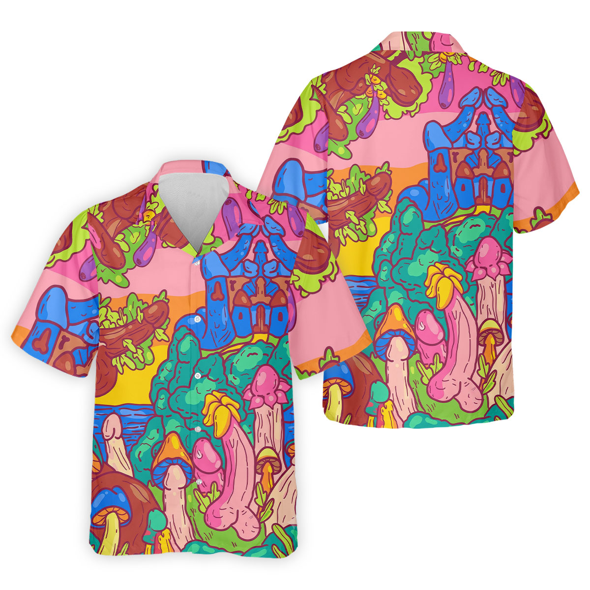 Funny Adult Fantasy Island Novelty Golf Shirt, Golf Shirts For Men, Mens Golf Apparel