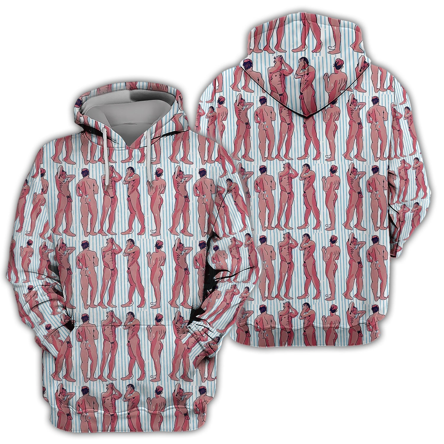 Abstract Figure Pattern Golf Polos, Crazy Modern Artistic Golf Shirt For Men, Golf Gift For Golfer