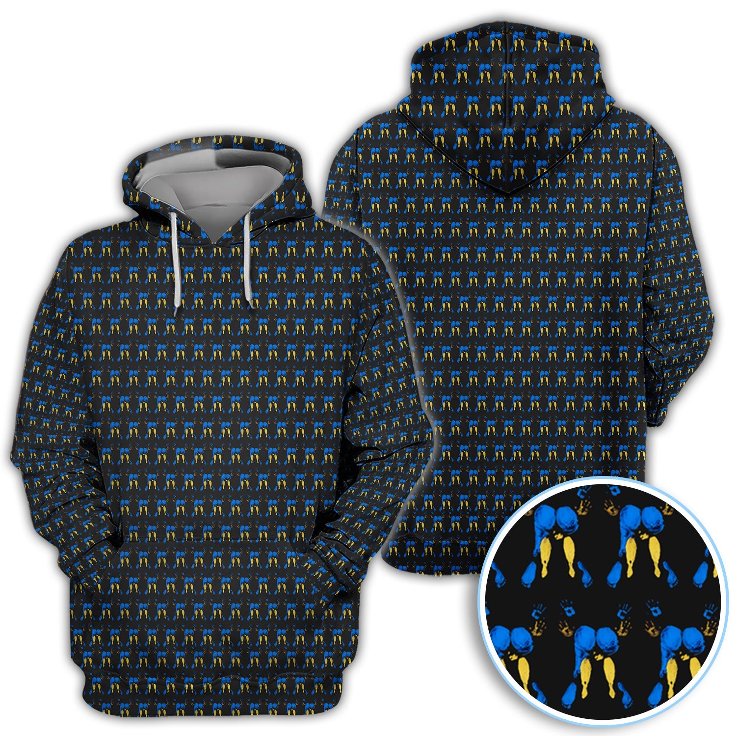 Abstract Footprint Pattern Golf Polos, Sexy Golf Shirt For Golfer, Golf Gift For Men