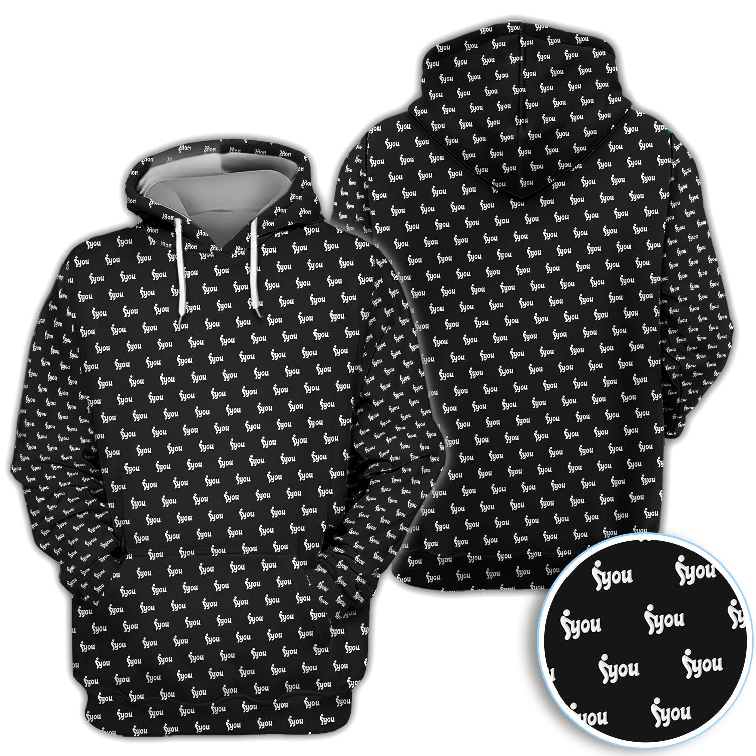 Minimalist Black Logo Golf Pattern Shirt, Monogram Streetwear Golf Shirt For Women, Trendy Gift