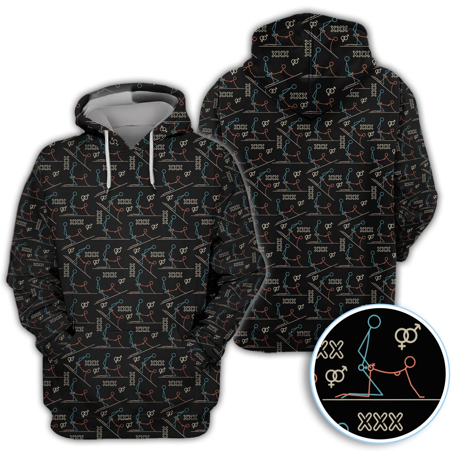 Abstract Line Art Pattern Golf Polos, Sexy Golf Shirt For Golfer, Golf Gift For Men