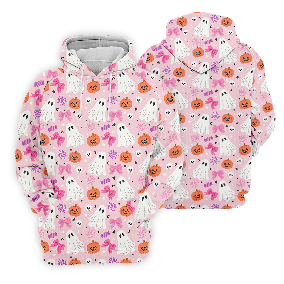 Ghost Coquette Candy Halloween Fun Women's Golf Shirts, Women's Golf Tops, Ladies Golf Shirts