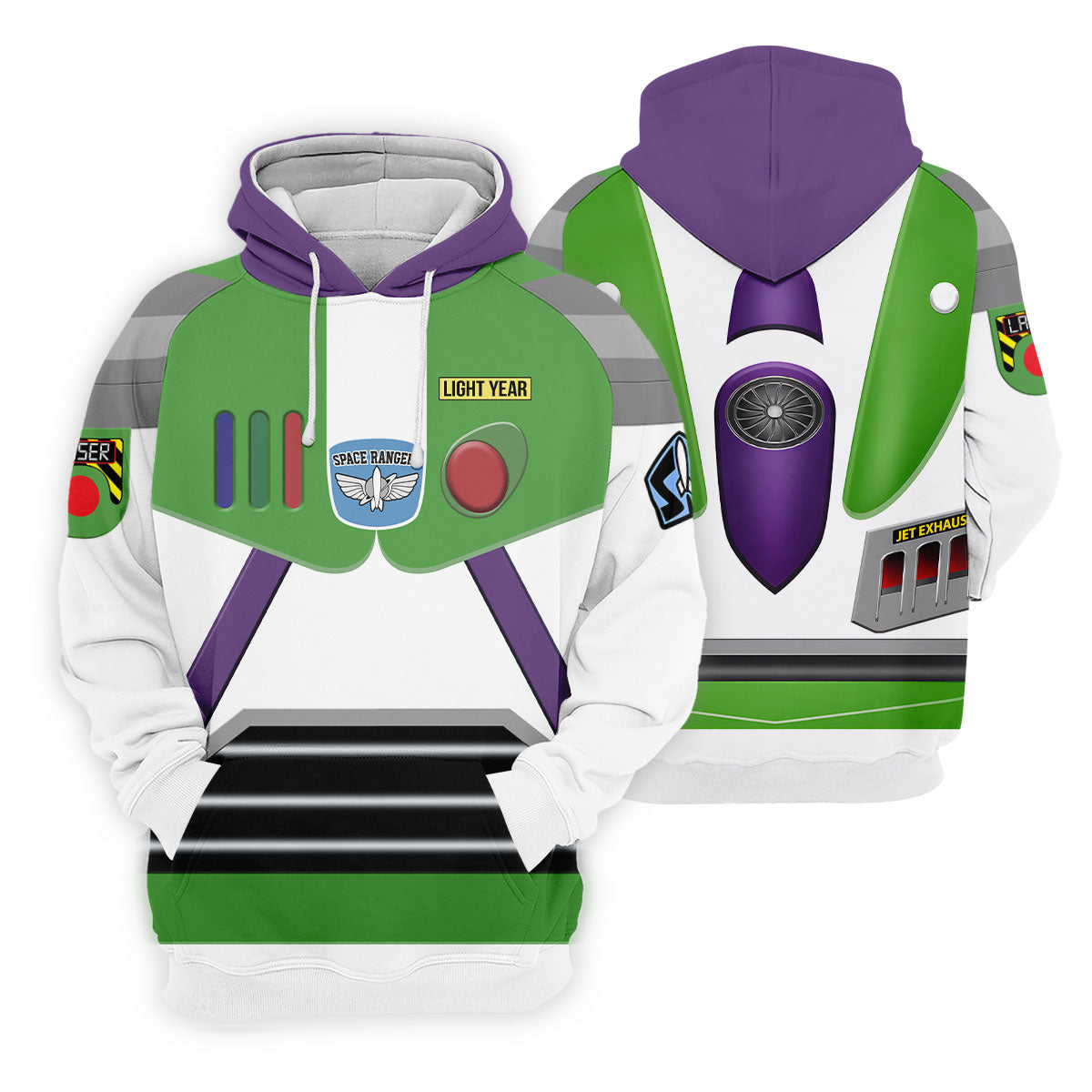 Sci Fi Space Ranger Costume Hawaiian Golf Shirt, Mens Golf Polo, Printed Golf Shirts