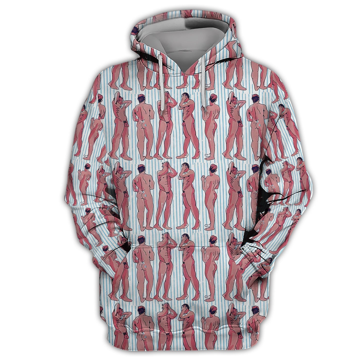 Abstract Figure Pattern Golf Polos, Crazy Modern Artistic Golf Shirt For Men, Golf Gift For Golfer