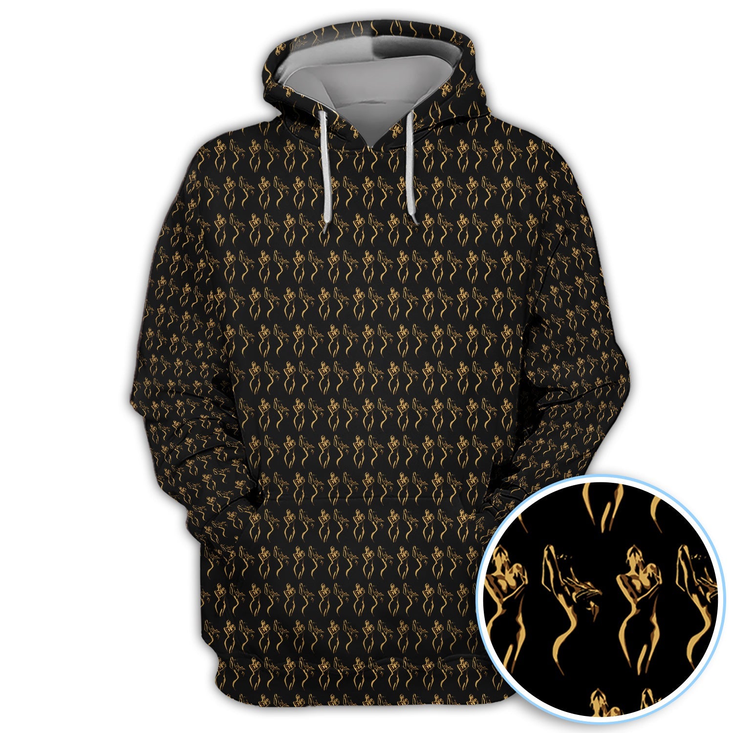 Sexy Pattern Golf Polos, Crazy Golf Shirt For Golfer, Golf Gift For Men