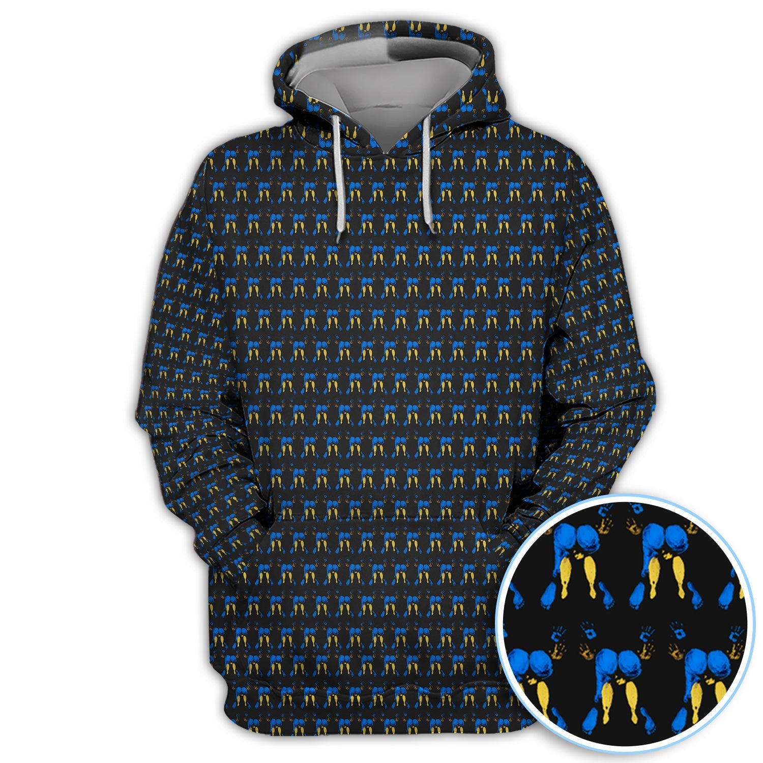 Abstract Footprint Pattern Golf Polos, Sexy Golf Shirt For Golfer, Golf Gift For Men