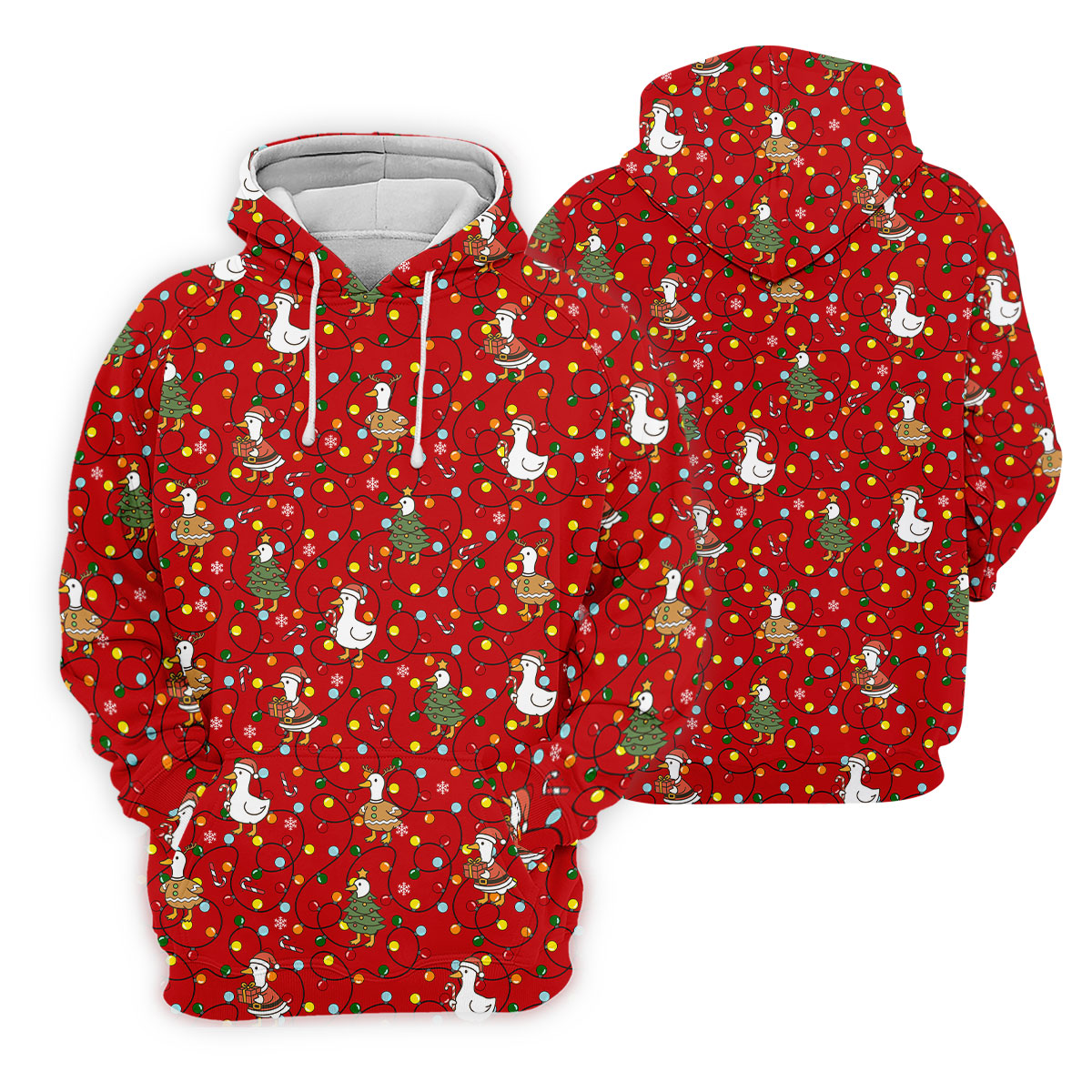Funny Duck Merry Xmas Red Golf Shirts, Christmas Golf Shirt, Golf Gifts For Women, Fun Golf Shirt