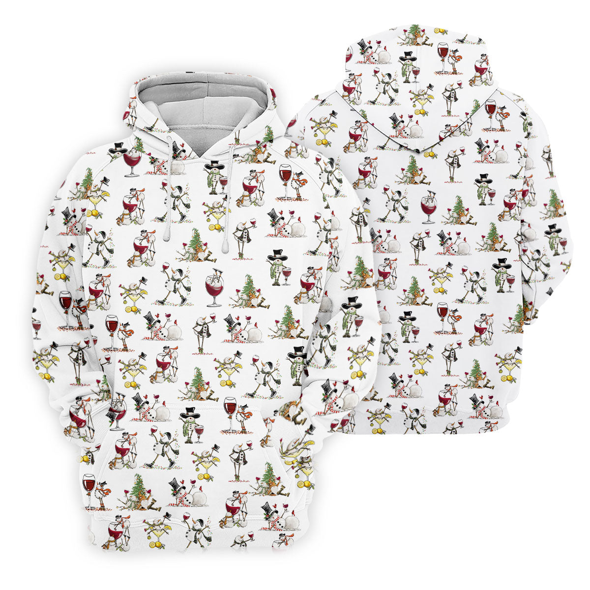 Funny Snowman Drinking Wine White Golf Shirt, Christmas Golf Shirt, Women's Golf Tops, Ladies Golf Shirts