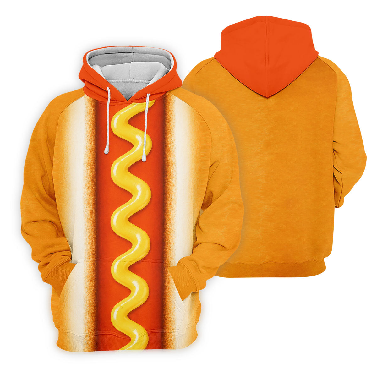 Hot Dog Suit Golf Shirt, Humorous Food Lover Pattern, Golf Shirt For Men