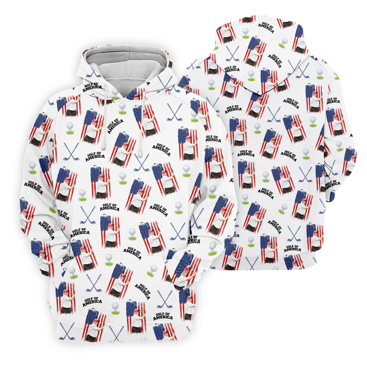 Golf Of America Patriotic Golf Shirt, Fun Women's Golf Shirts, 250 Years 4th Of July Ladies Golf Shirts