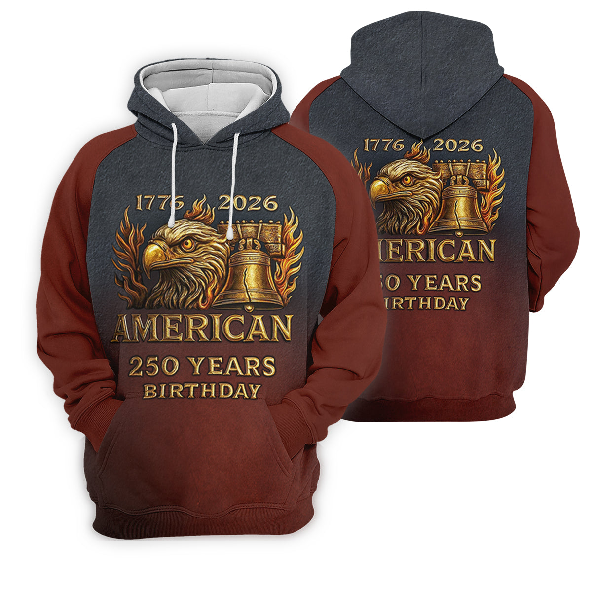 American 250 Years Birthday Navy And Maroon Women's Golf Tops, 250th Anniversary Ladies Golf Shirts