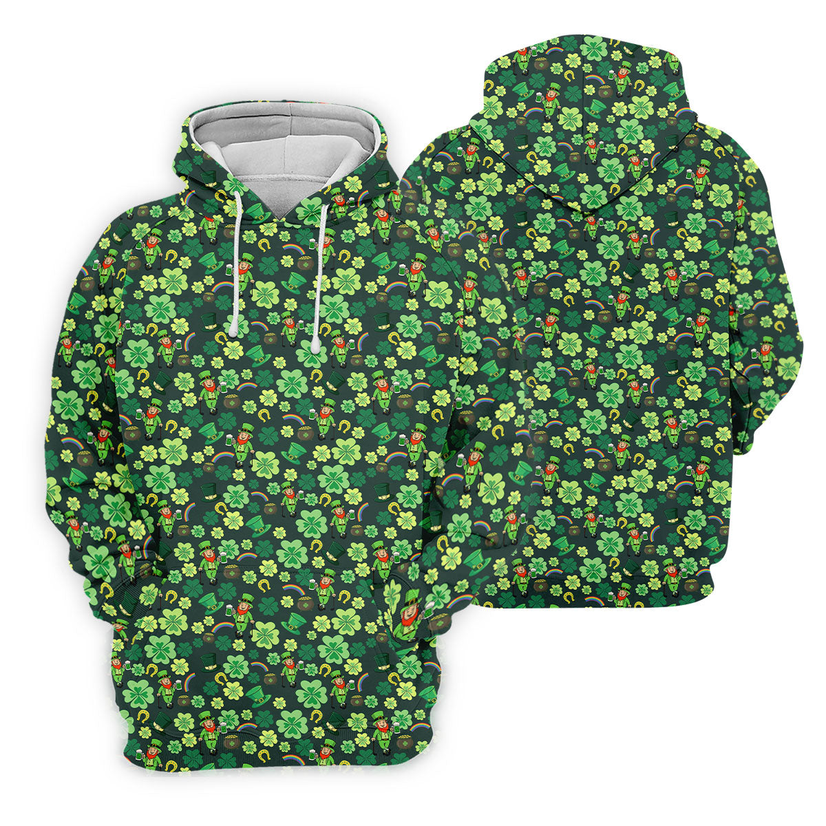 Shamrock St Patrick's Day Dark Green Golf Shirt, Women's Golf Tops, Ladies Golf Polos, Women's Polo Shirt