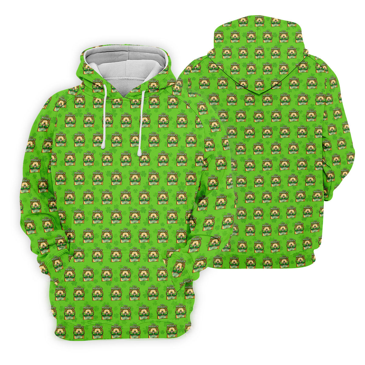 Green St Patrick's Day Funny Adult Shamrock Golf Shirt, Women's Golf Tops, Ladies Golf Polos
