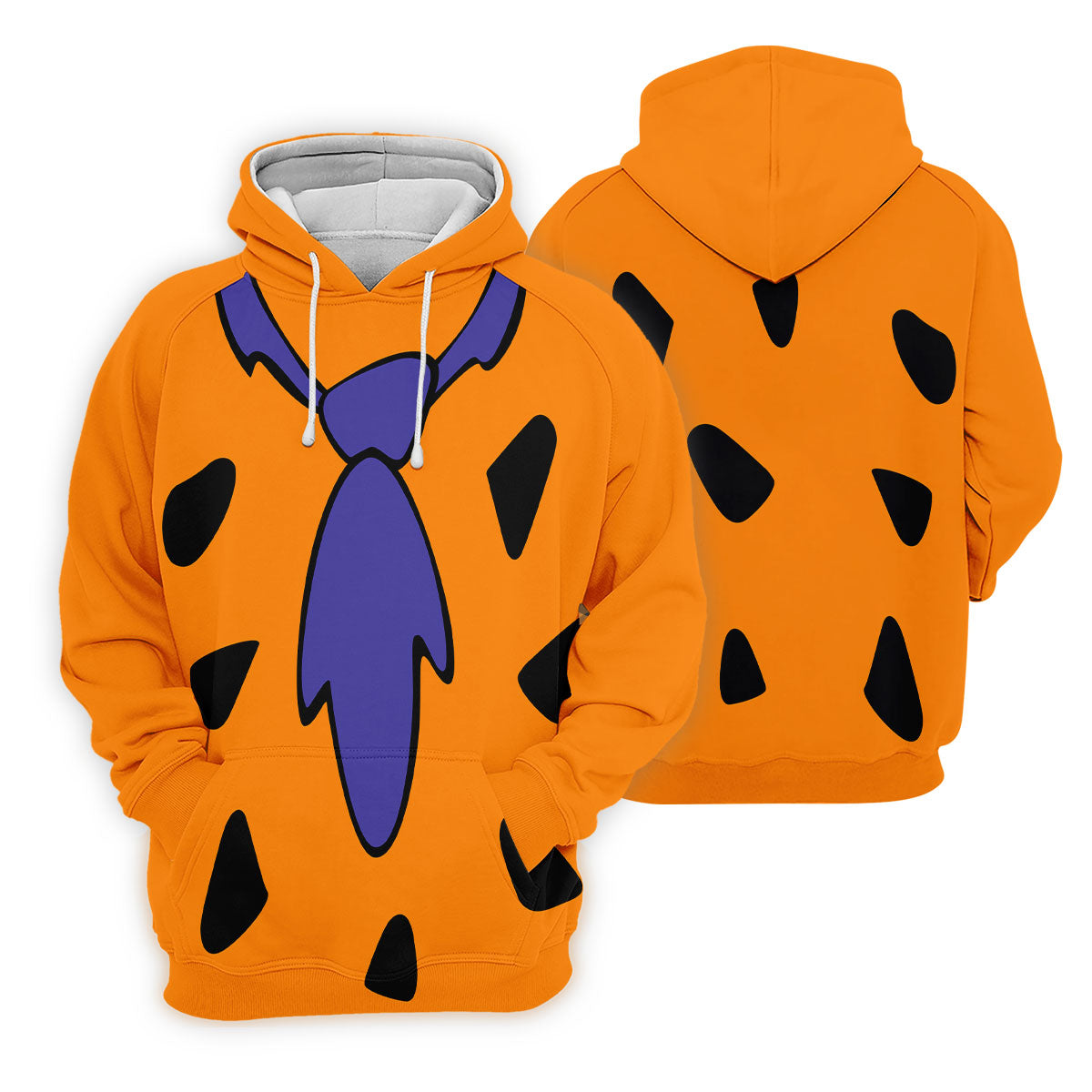 Fred Flintstone Costume Orange Design Golf Shirt, Women's Golf Shirt, Hawaiian Golf Shirt, Golf Polo For Women