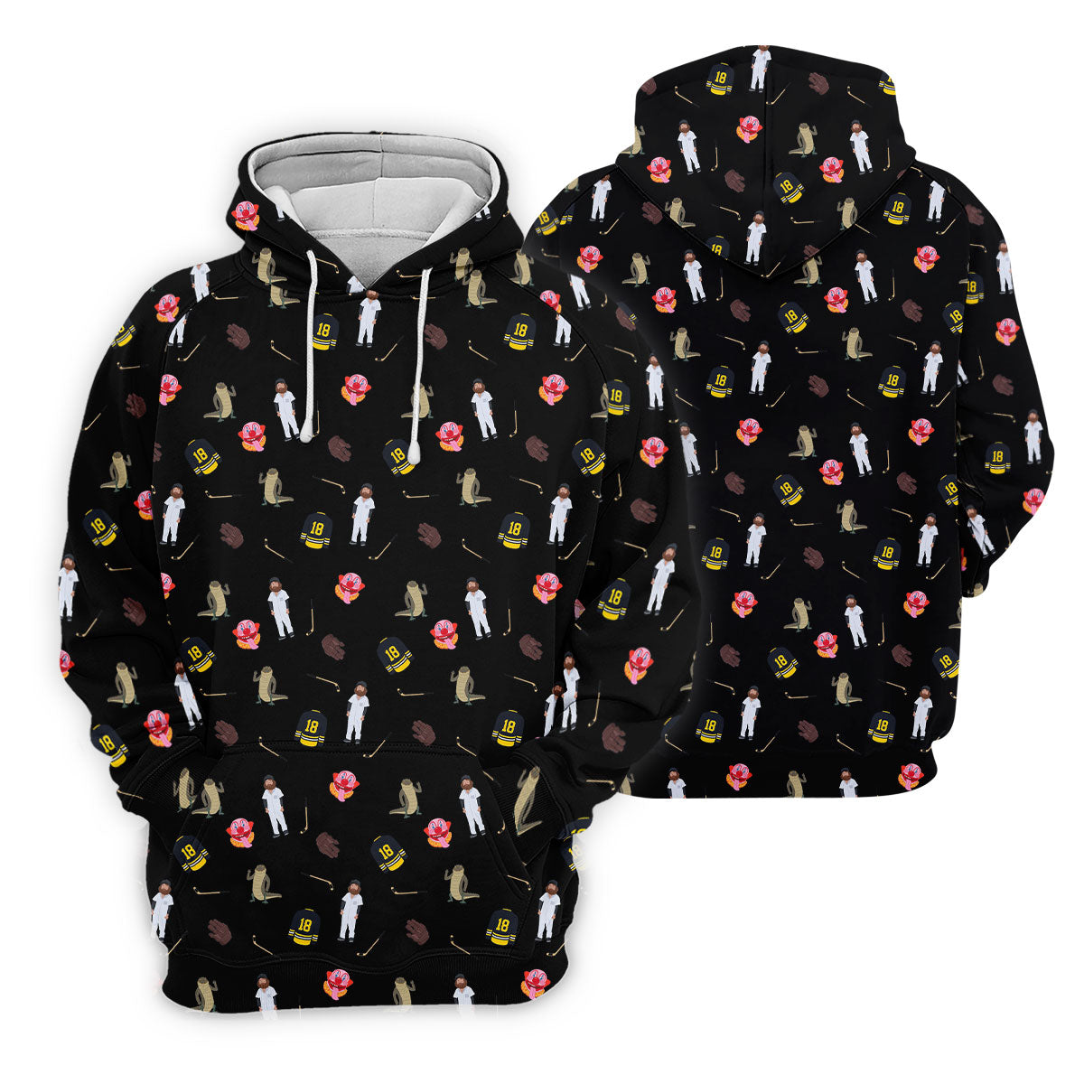 Sport Movie Character Funny Aligator Clown Head Black Golf Shirt, Fun Women's Golf Shirts, Ladies Golf Shirt