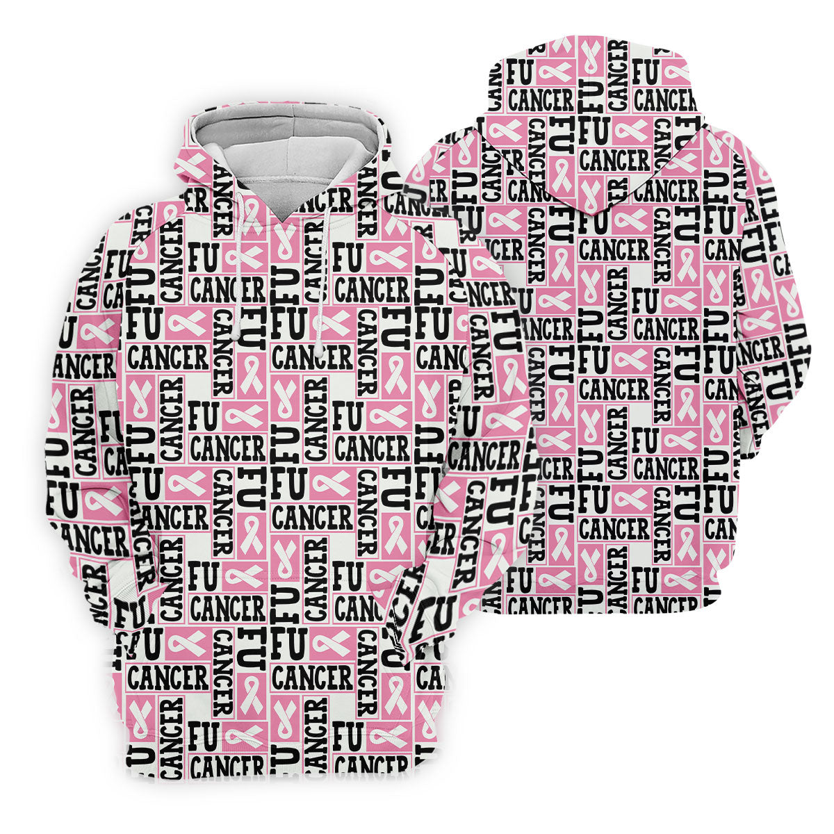 Fu Cancer Funny Women Golf Shirt, Breast Cancer Awareness Shirt, Pink Golf Shirt, Golf Shirts For Women