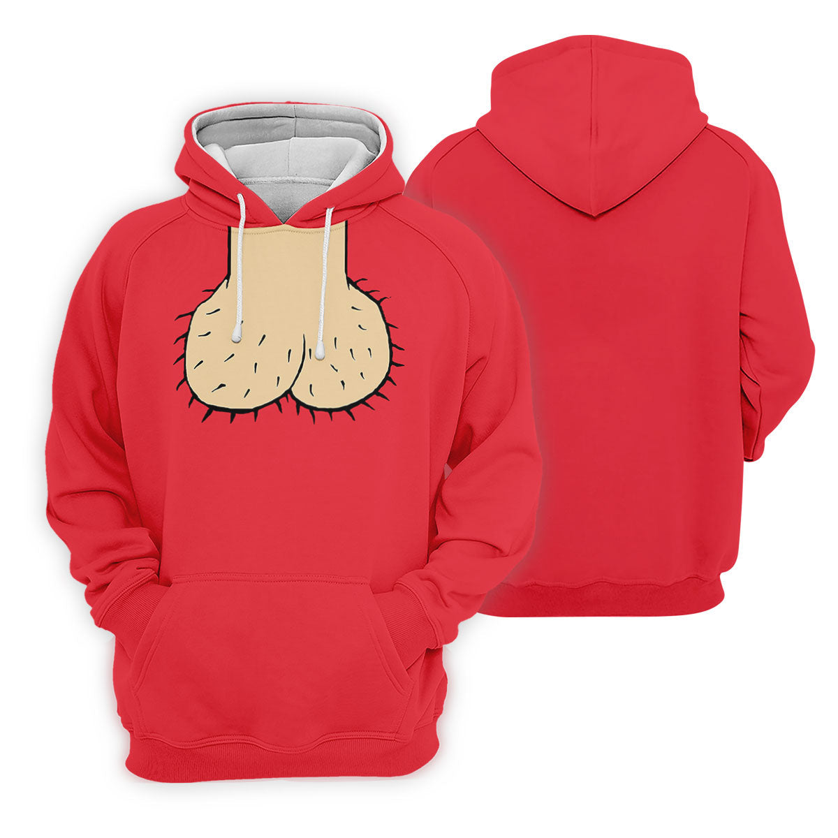 Red Funny Dickhead Faux Chest Golf Shirt, Funny Halloween Shirt, Women’s Golf Apparel