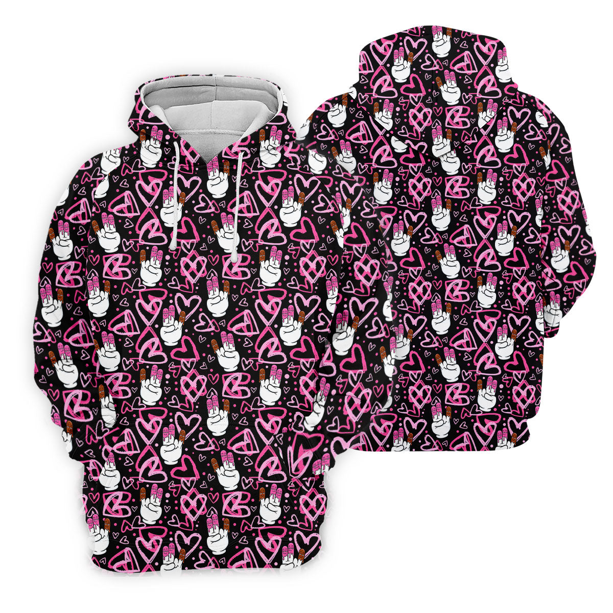 Chocolate Fingers Adult Humor Heart Pattern Fun Women's Golf Shirts, Valentines Golf Gift, Women's Golf Tops