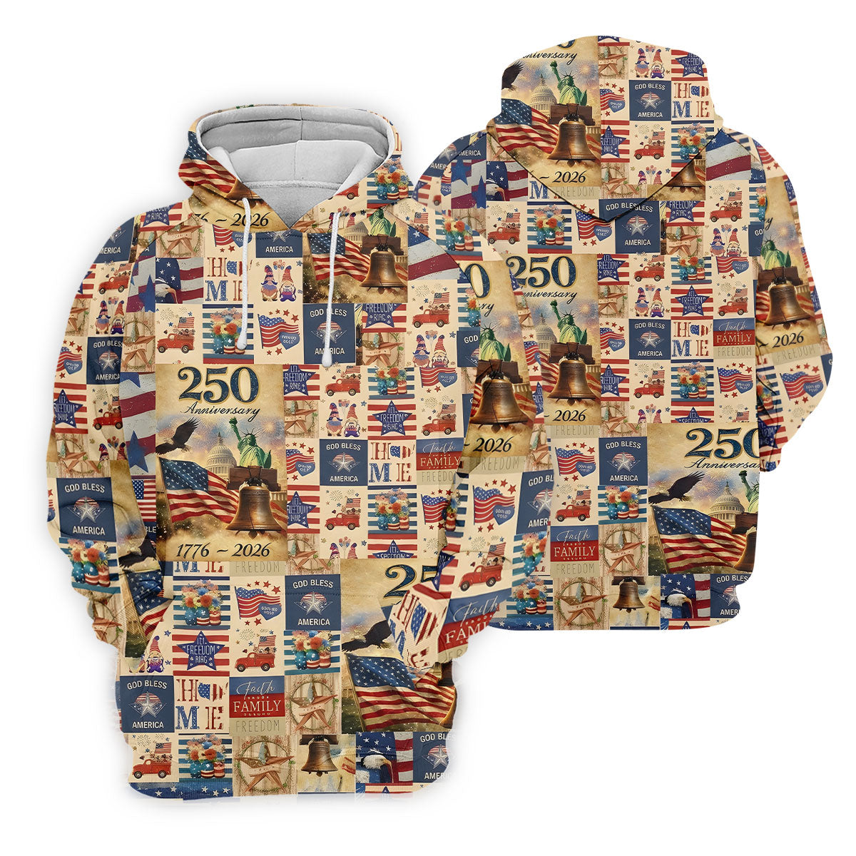 God Bless America Celebrating 250 Retro Golf Shirt, Patriotic 4th Of July Golf Shirt For Women