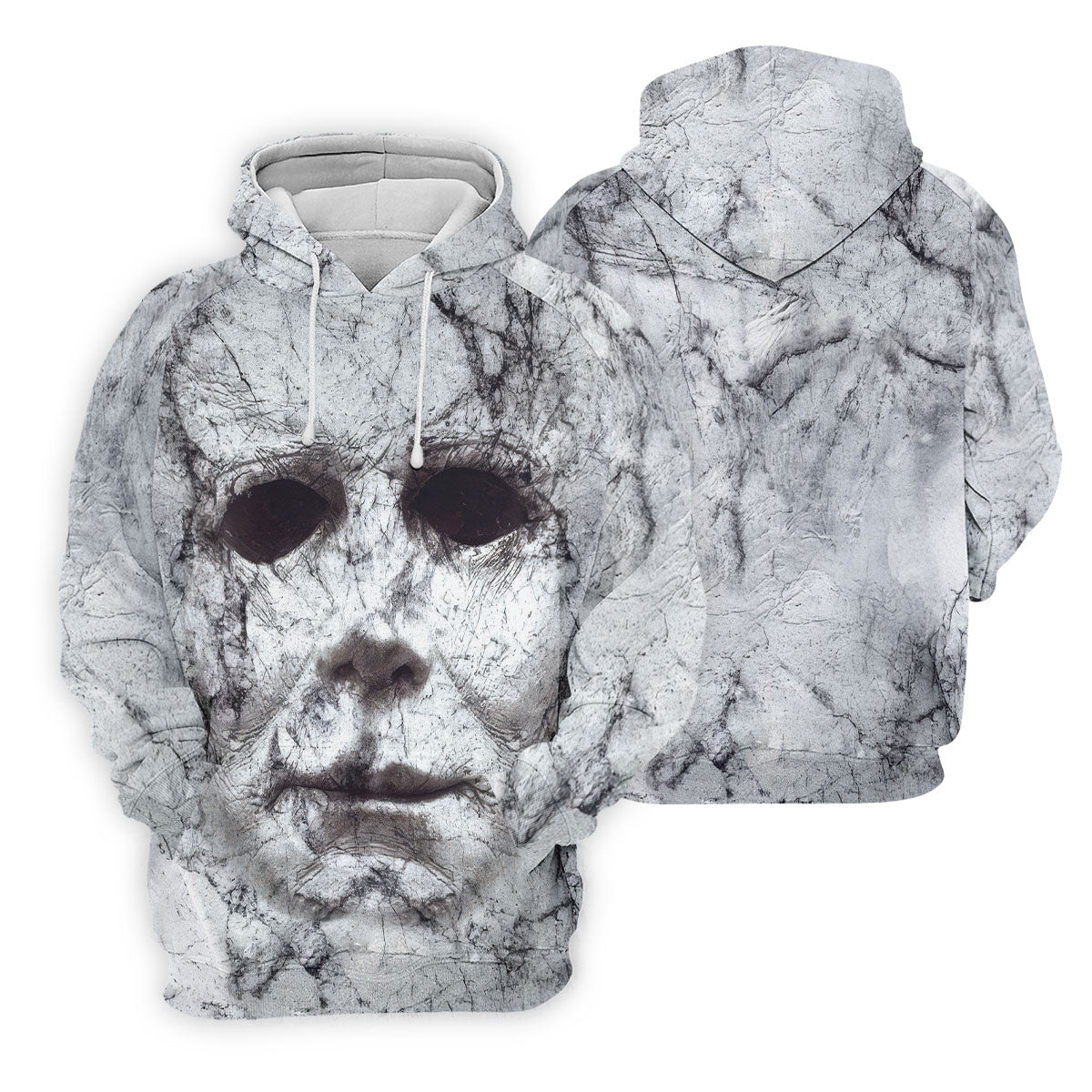 Halloween Michael Myers Horror Face Ladies Golf Polos, Horror Cosplay Women's Golf Tops, Halloween Golf Shirt