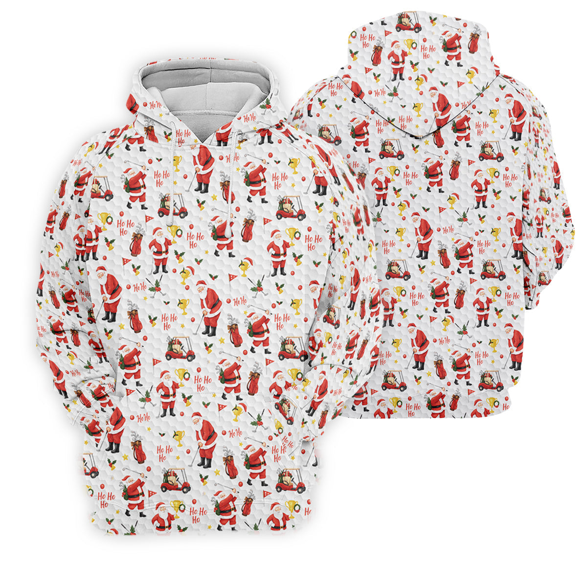 Ho Ho Ho Santa Golf Shirt For Women, Christmas Golf Shirt, Ladies Golf Shirts, Golf Gifts For Women