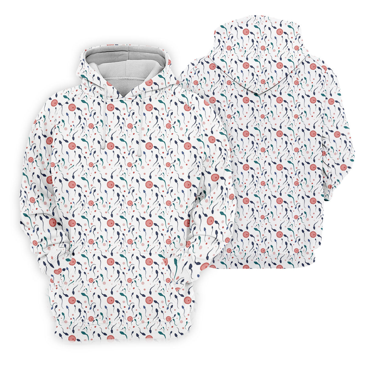 Funny Crazy Egg Fertilization White Golf Shirt, Golf Gifts For Valentine's Day, Golf Shirt For Women