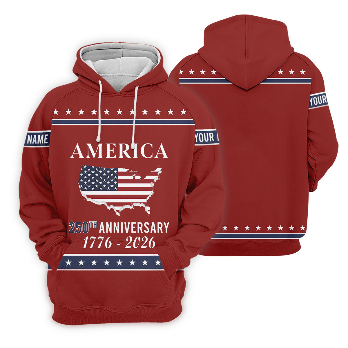 America 250th Anniversary 1776-2926 Red Golf Shirt, 4th Of July Patriotic Golf Shirt For Women